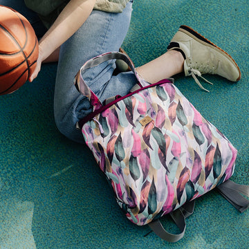 Rucsac MINIMAL frunze pastelate